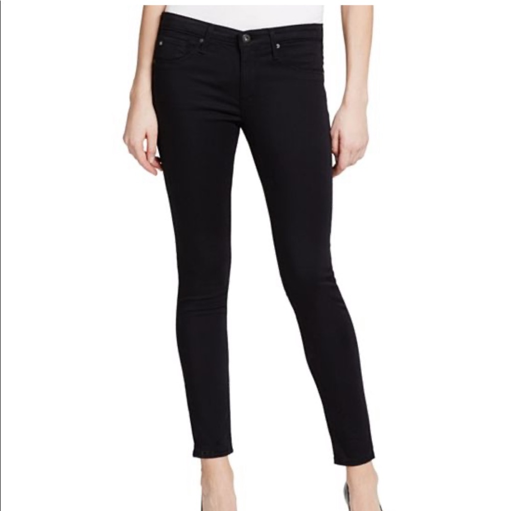 AG LEGGING ANKLE BLACK JEANS